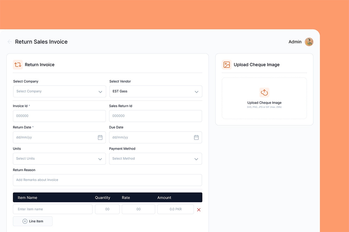 Petrozen ERP SaaS – UI/UX Design - Screen 4