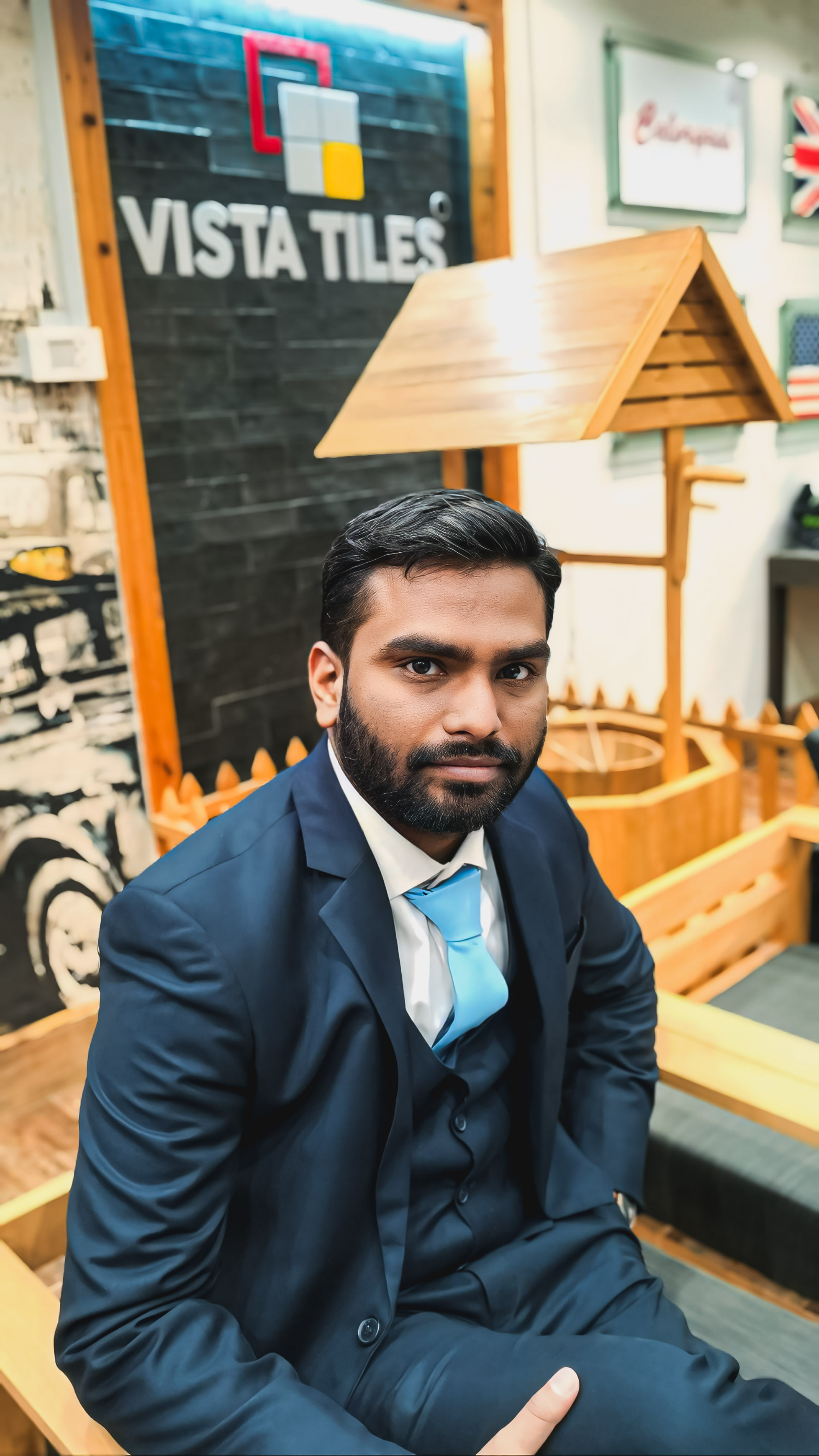 usama zahdi meets with Insta Tiles CEO