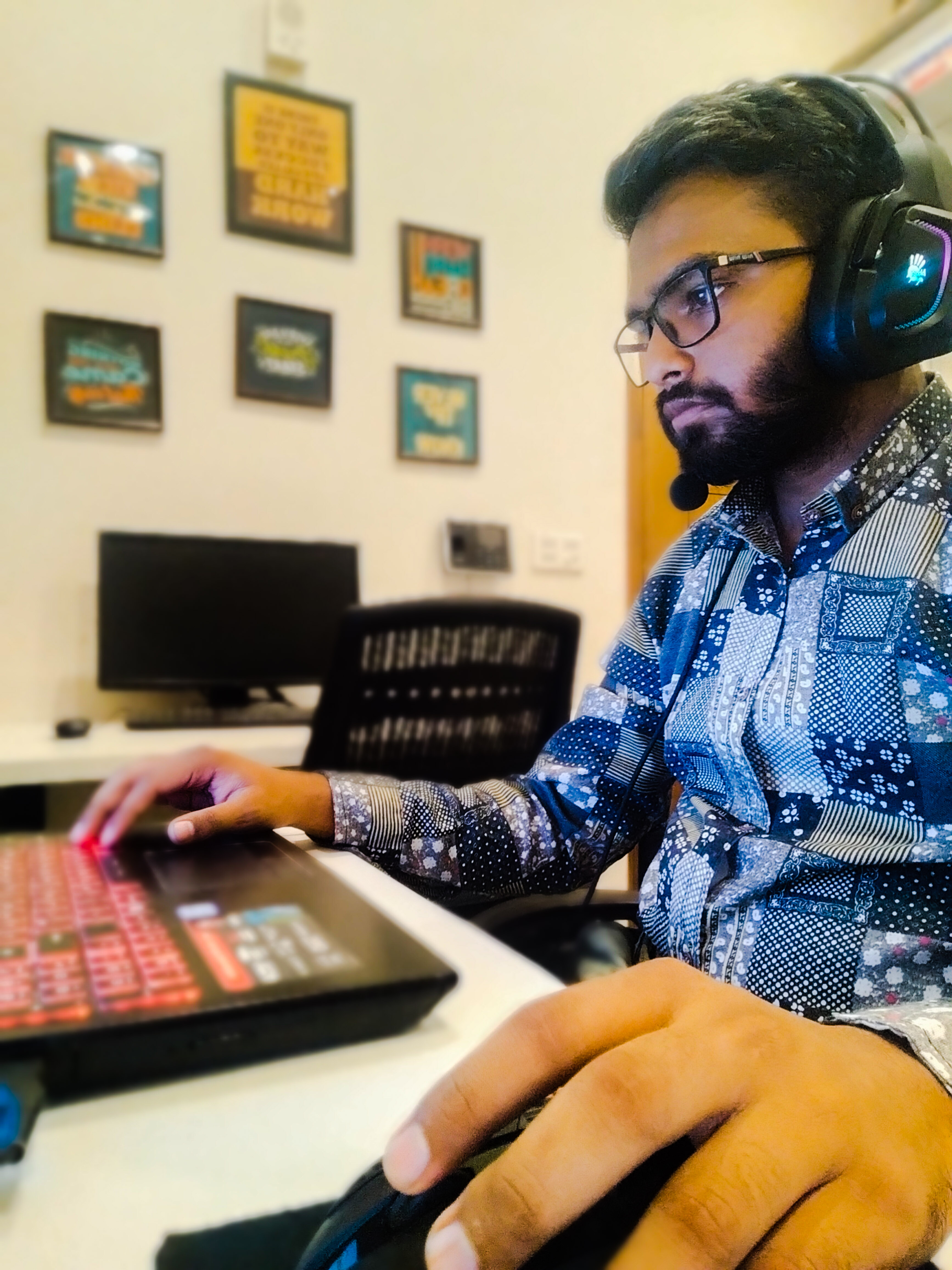 usama zahid working on New Branding Project