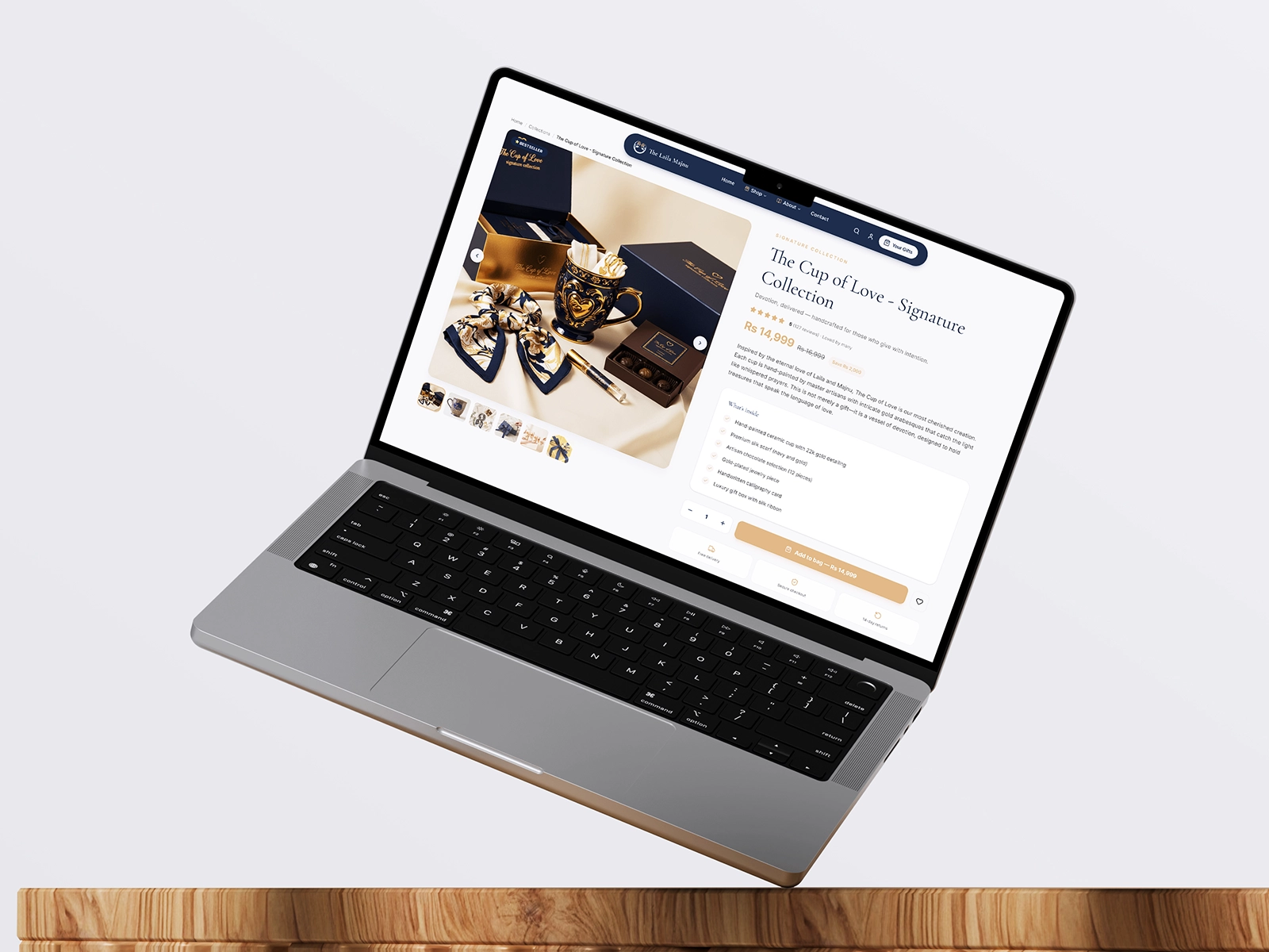 The Laila Majnu live site and shipped gift